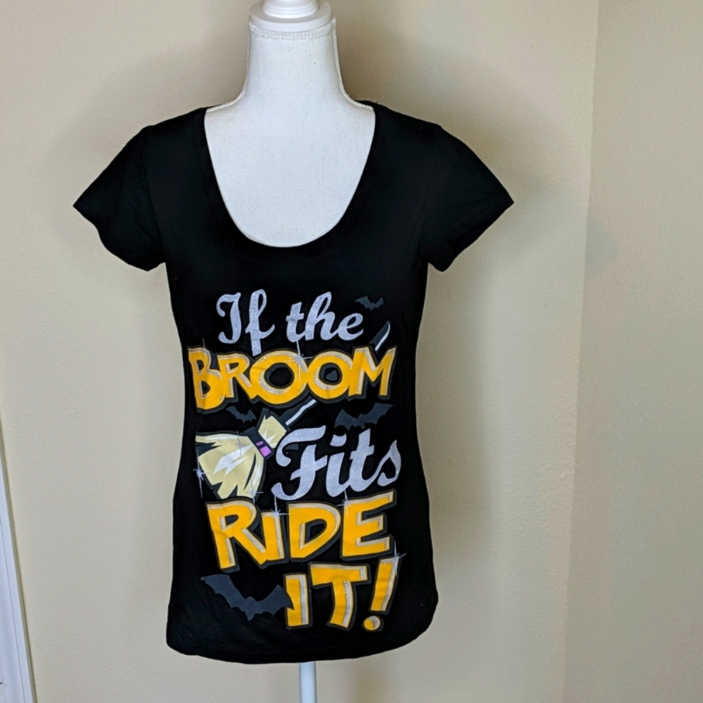 Halloween T-shirt "If the Broom..." 🌵